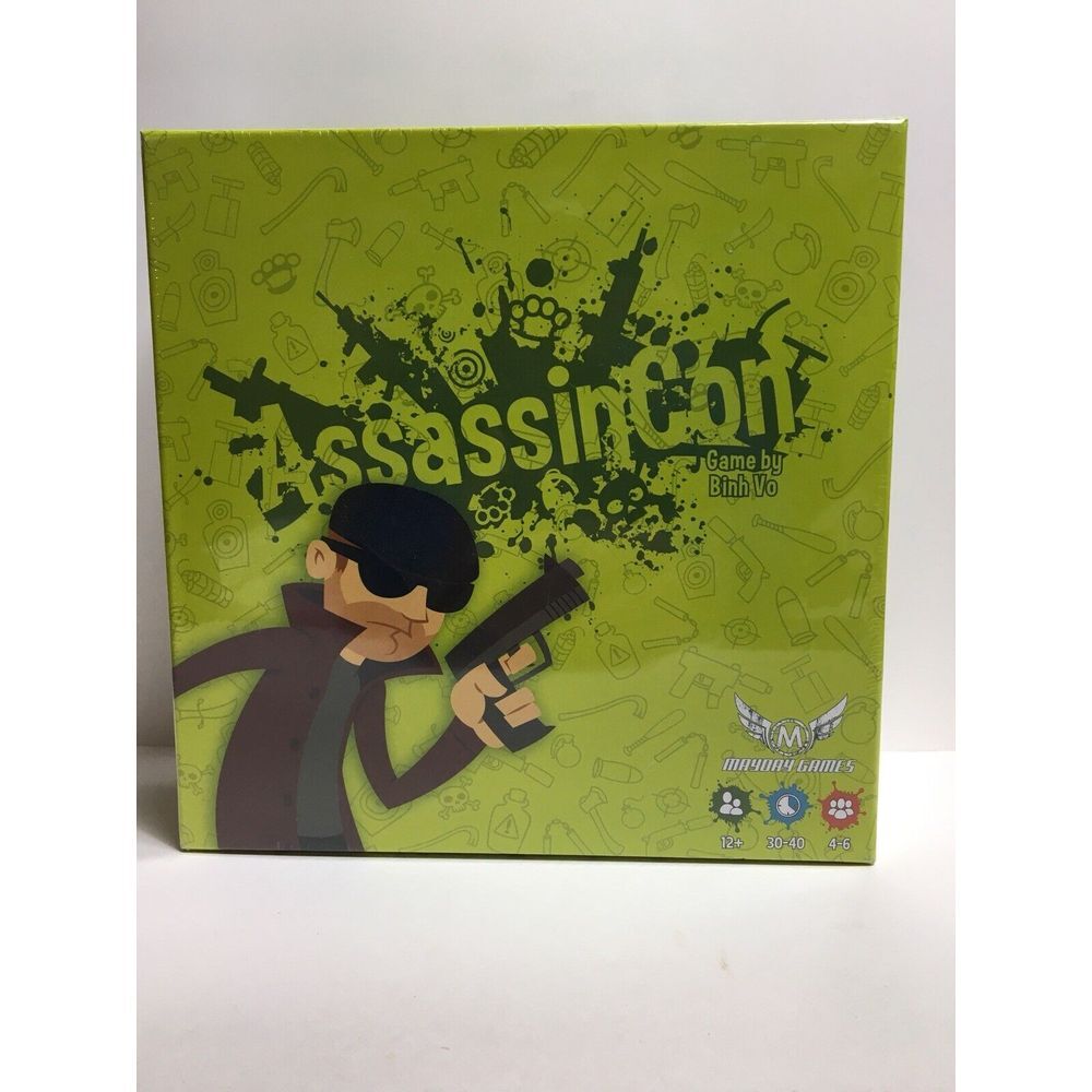 Mayday Games AssassinCon Cloak And Dagger Board Game Strategy Skill